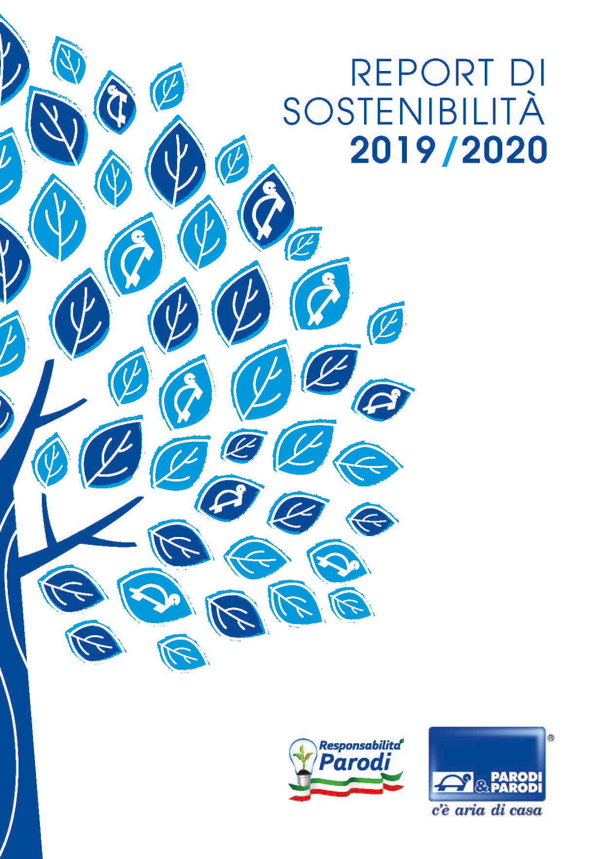 REPORT SOSTENIBILITÀ 2019 2020 copertina